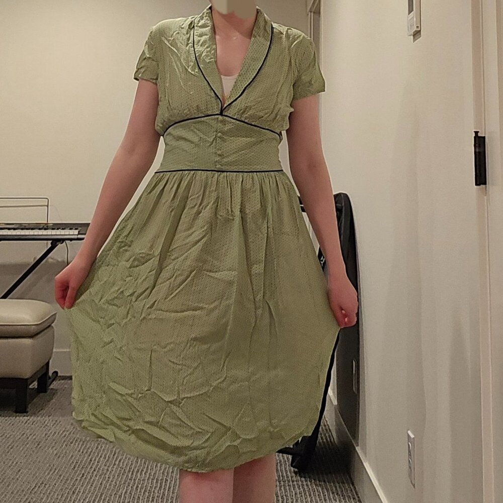 1940s GreenofGrey Dress